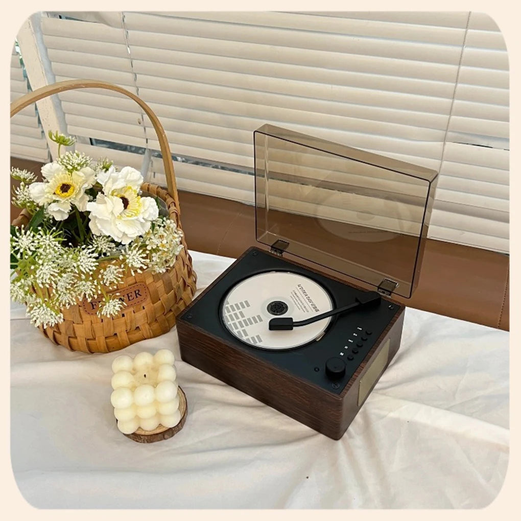 Portable Retro CD Player  (Supports Bluetooth & USB 3.5mm AUX)