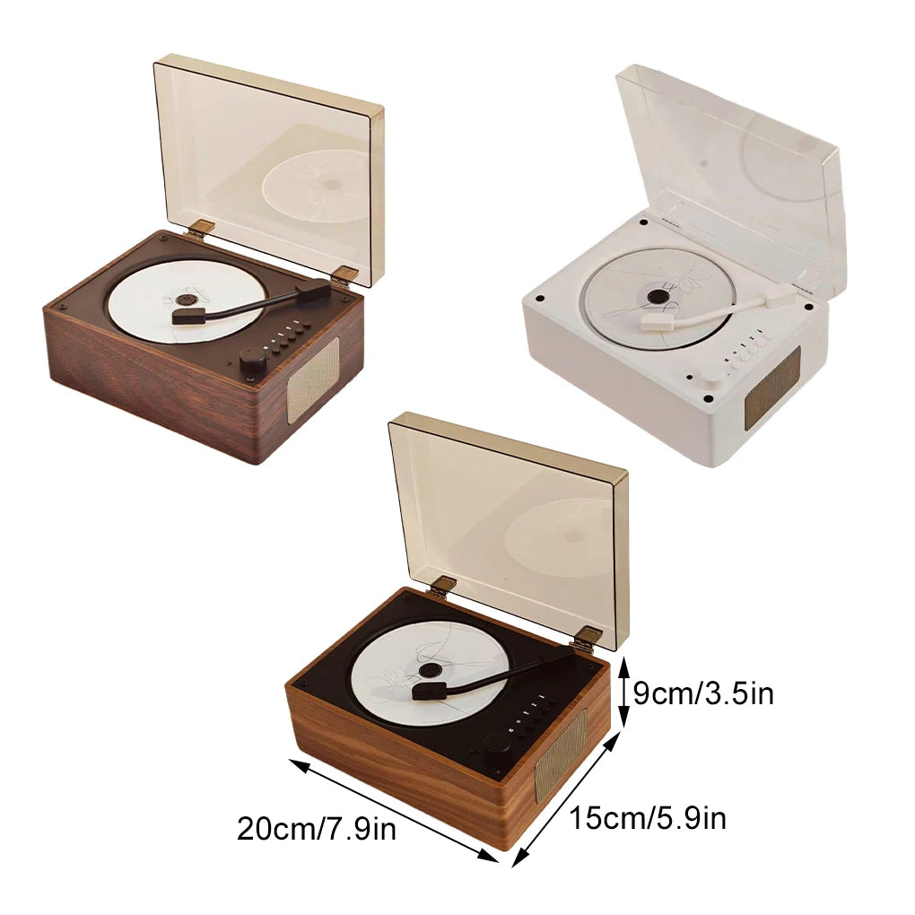 Portable Retro CD Player  (Supports Bluetooth & USB 3.5mm AUX)