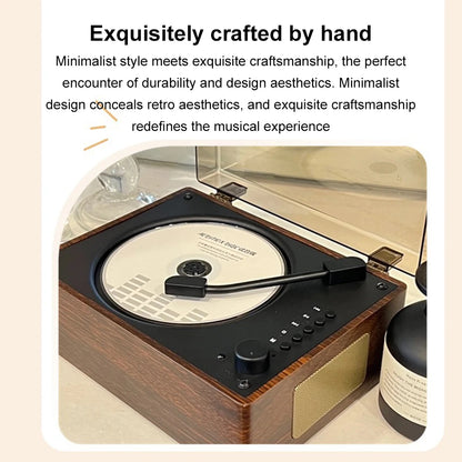 Portable Retro CD Player  (Supports Bluetooth & USB 3.5mm AUX)